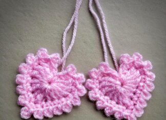 Маленький цветочек крючком: простое украшение