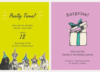 Приглашение на день рождения друга