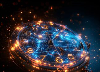 Часы на лампах: инновационный дизайн в интерьере