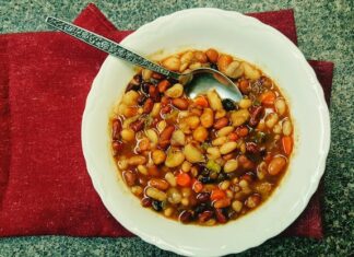 Тушеная Красная Фасоль с Овощами