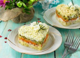 Слои салата Мимоза: состав и секреты приготовления