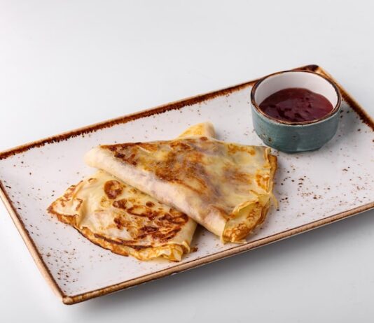 Блинчики с мясной начинкой