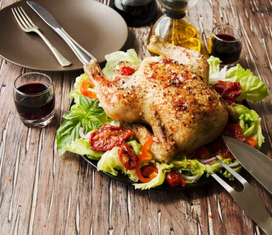 Цыпленок табака в духовке: рецепт