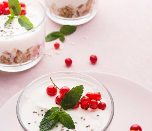 Сметанный десерт с желатином