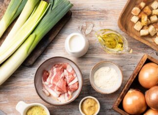 Готовим соус для карбонары