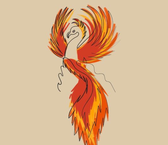 Феникс в тату: символ возрождения и преображения