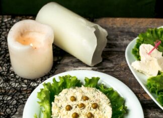 Печеночный салат из трески