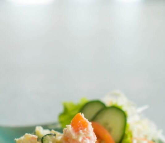 Крабовый салат без риса