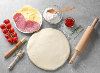 Тесто для пиццы без молока