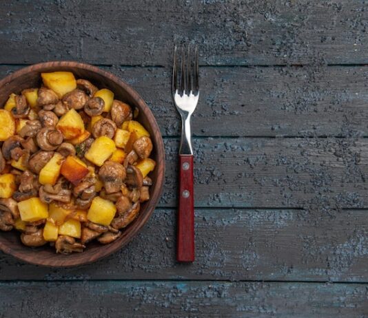 Картошка с Грибами и Говядиной