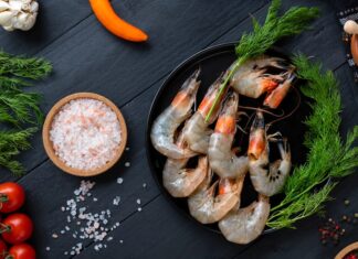 Время варки замороженной королевской креветки