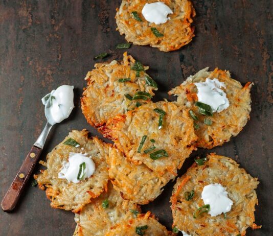 Постные оладьи из кабачков: рецепт